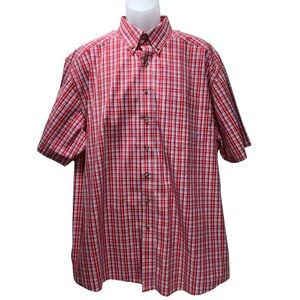Aria‎ Men’s Shirt XXL Short Sleeve Button Front Casual